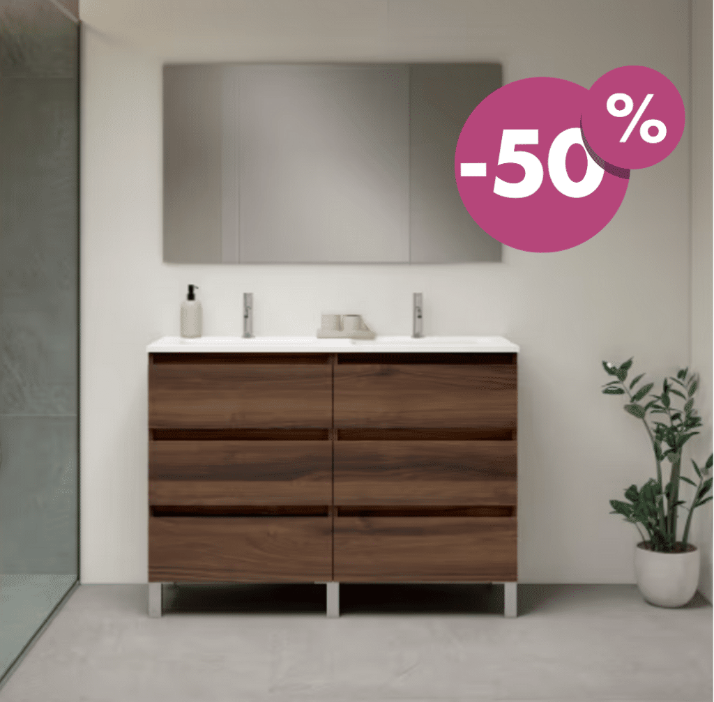 meuble de salle de bain en bois