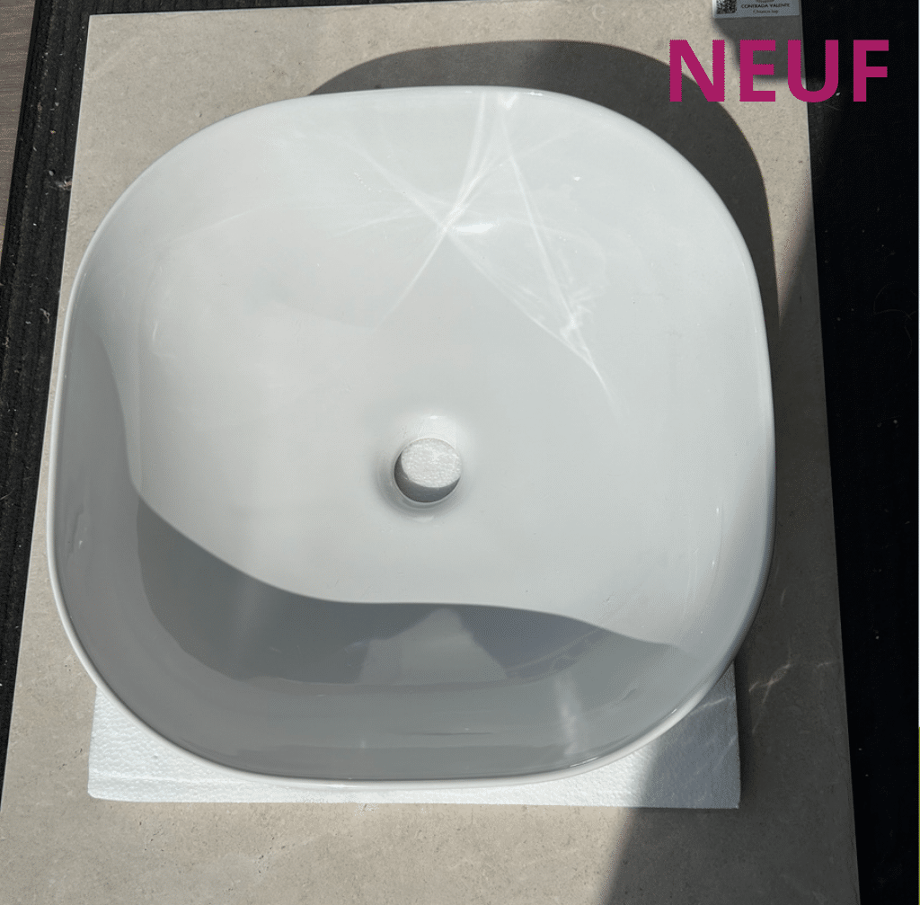 vasque porcelaine blanche